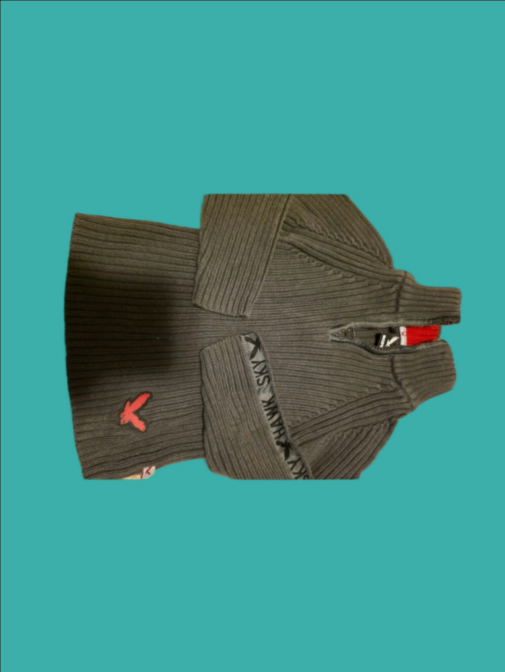 4/$25 Deal! Blackhawk Ribbed Half-Zip Sweater